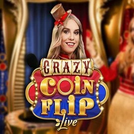 Crazy Coin Flip game by Evolution – logo hosted on Nyxbets Casino