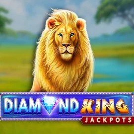 Diamond King Jackpots online game logo by SpinPlay Games on nyxbetsss.nl