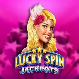 Lucky Spin Jackpots online game logo by Novomatic on nyxbetsss.nl