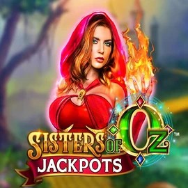 Sisters Of Oz Jackpots logo by Triple Edge Studios at Nyxbets Casino