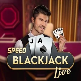 Speed Blackjack logo – Live Casino by Pragmatic Play at Nyxbets Casino