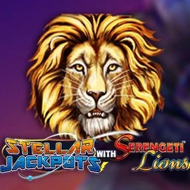 Play the Stellar Jackpots with Serengeti Lions slot by Lightning Box Game on Nyxbets Casino