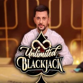 Unlimited Blackjack casino game by Ezugi – featured logo at Nyxbets Casino